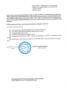 Регуляторы давления прямого действия RDТ (Лист1)